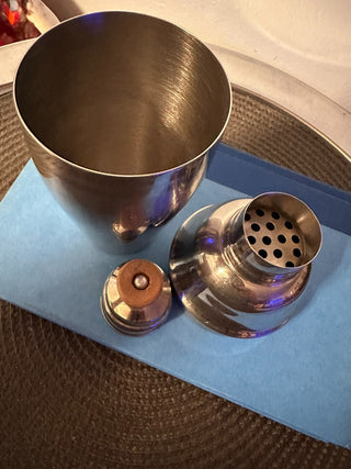 Cocktail Shaker 18-8 Wood Cap MTS