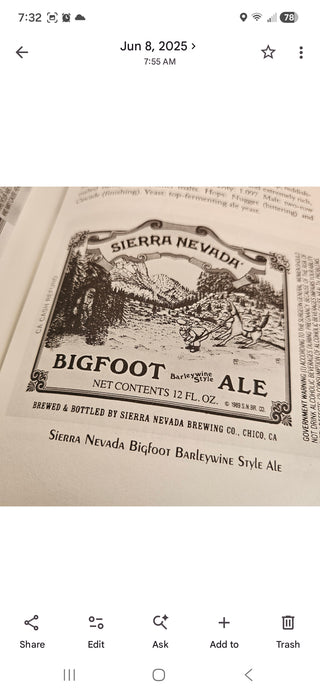 NEW - Sierra Nevada Pint Beer Glass