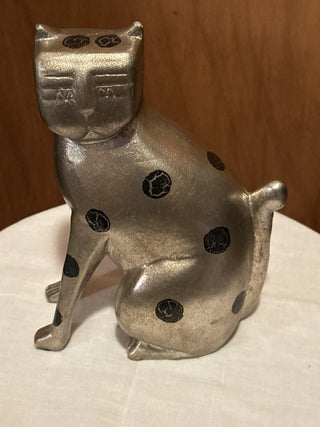 Silver polkadot cat #SM RCD