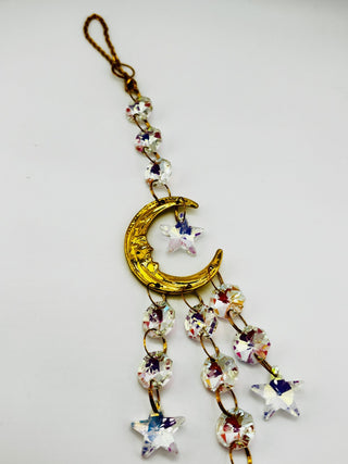 Suncatcher Gold Moon 3 Dangles RCD|81834