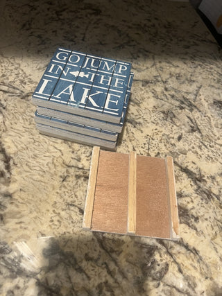 Go Jump in the Lake Coasters RCD|72780