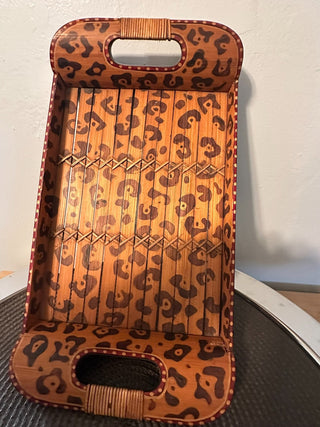 Zebra Bamboo Tray MTS
