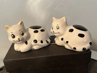 Salt & Pepper Spotted Cats set|64784
