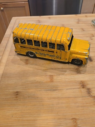 Vintage Humbly School Bus. Metal toy,  RSV