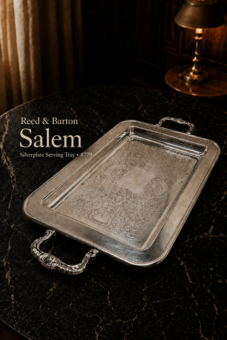 Reed & Barton "Salem" Silverplate Handled Serving Tray, #779