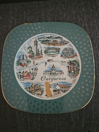 RM826-California Souvenir Plate