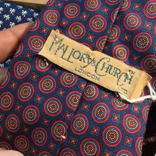 NEW - Vtg Mallory & Church Necktie