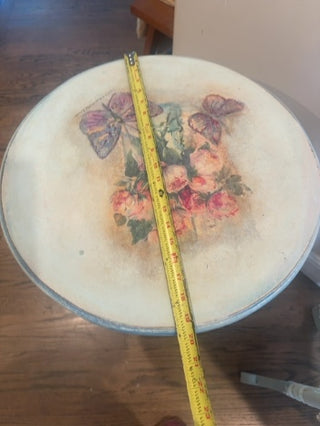 Hand painted Victorian side tables