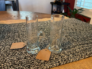 Vintage Etched Cordial glasses 4” MTS|122533