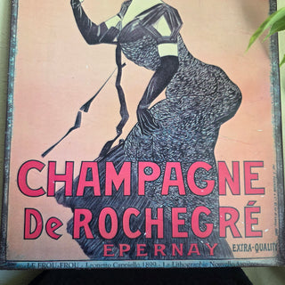 NEW - Champagne De Rochecre - Metal Sign