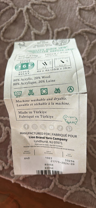 Hand Crochet Dusty Rose Color Pullover-RSV|135568