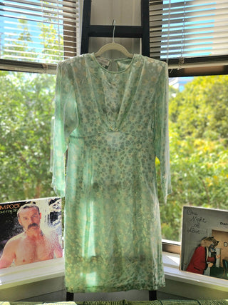 Vtg 80s/90s Silk Studio Dress MTS|100941