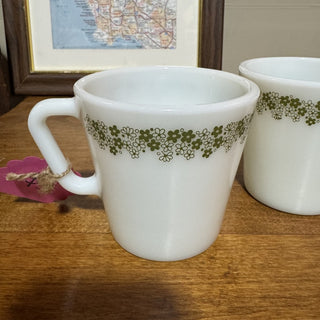 Vtg Pyrex Crazy Daisy Milk Glass Mug RCD|120443