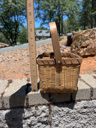 Basket Silverware Utensil & Napkin Caddy Holder