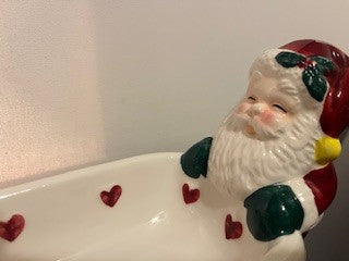 #2572 Santa & Snowman Long Dish RSV|127128