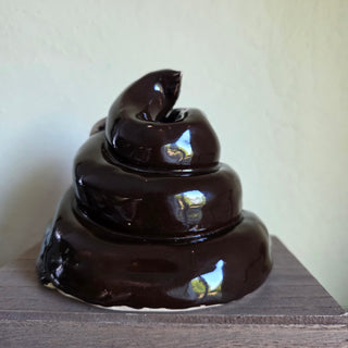 Studio Pottery - Poop Face