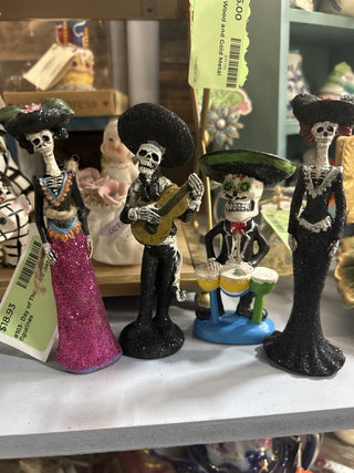 #103- Day of The Dead ,set of 4 figurines-RSV|108762