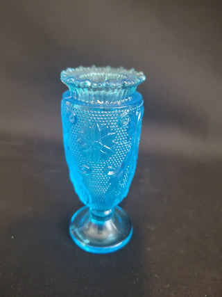 Indiana Glass Tiara Blue Toothpick Holder RCD|101089