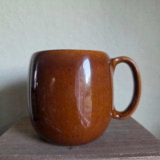 Vtg 70s Hawaiian Coconut Tiki Mug
