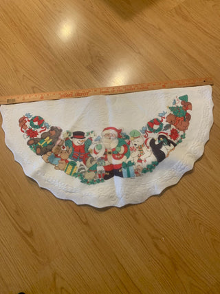 Vntg Felt Christmas tree skirt|138217