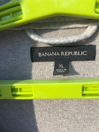 light beige Banana Republic 4-pocket shacket Size XL