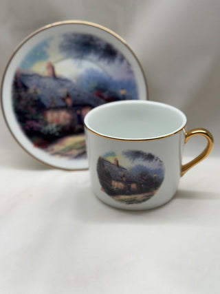 Thomas Kinkade cup and saucer