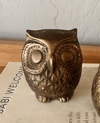 VTG brass owl/3 inch MTS