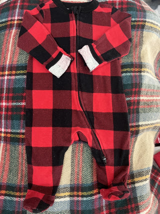 Old Navy Cotton Sleeper 2Way Zipper 0-3 Mos RSV|136722