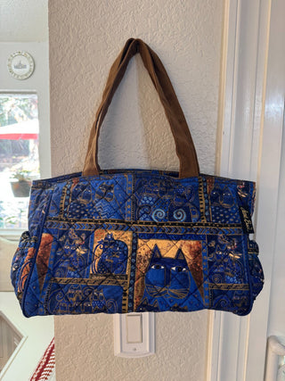 Laurel Burch blue purse