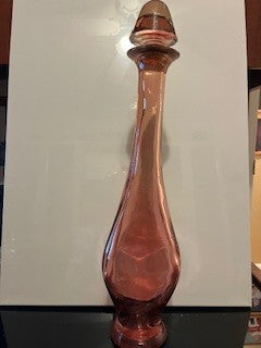 #1782 Peach Bottle with Stopper