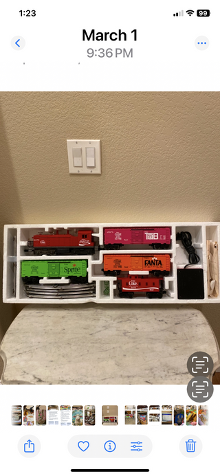 1970s Lionel 027 Gauge Coca-Cola train set