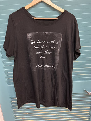 12F Torrid Size 3 Slim Fit Edgar Allan Poe Quote RSV|79770