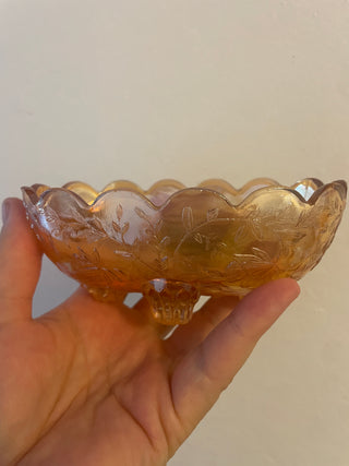 Jeanette Marigold Footed Dish