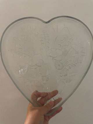 Mikasa rose shaped floral serving tray