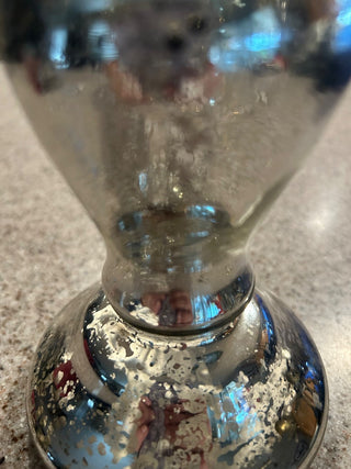 Silver Mercury candlestick (candle sold separately)