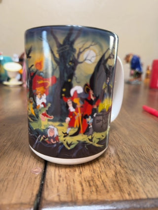 Vintage 1996 Walt Disney World Villains Ceramic Coffee Mug Cup 16 oz HTF RARE
