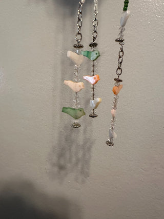 Suncatcher Lantern Metal Green Globe  MTS|134100