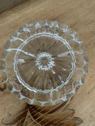 AJ - Round Crystal Taper Candle Holder