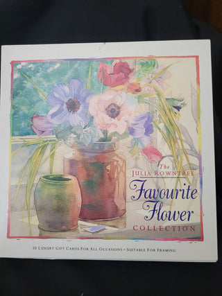 Julia Rowntree Favorite Flower Collection - 10 Cards in Box RCD