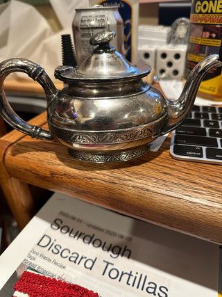 Vtg. Gorham Co. Silver soldered 3/4 pint teapot, circa 1950|56830