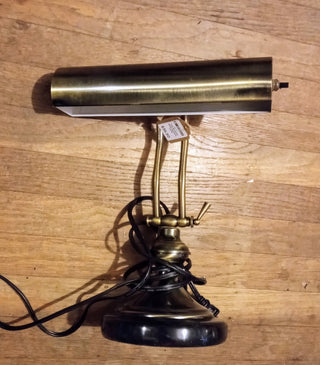 MW Brushed Brass Bankers Lamp MTS|122092