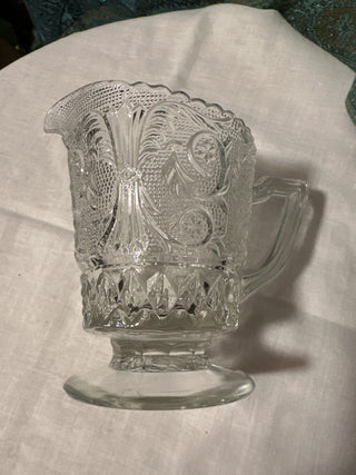 Mini glass pitcher. #SM  RCD