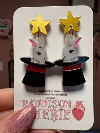 Magic Rabbit Earrings w/ Star Post MTS