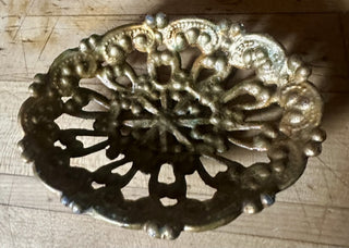 Vintage Metal Soap Dish  RSV|62526