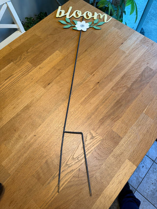 Bloom Garden Stake Sign