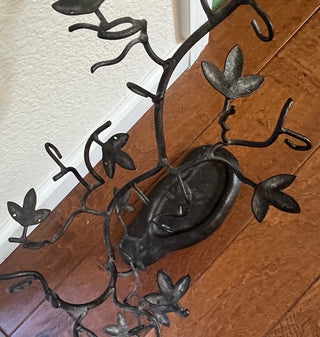 BEAUTIFUL HEAVY IRON TREE JEWELRY HOLDER 16.5"T (KJS) RCD|87774