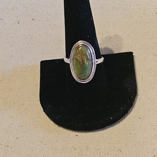 .925 king Manassas turquoise ring 10|88295