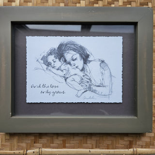 Mother + Child  Framed Sketch (BRI) - MTS|73594