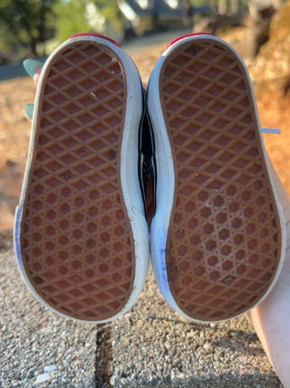 VANS Toddler Authentic Shoe Black Size 3.5