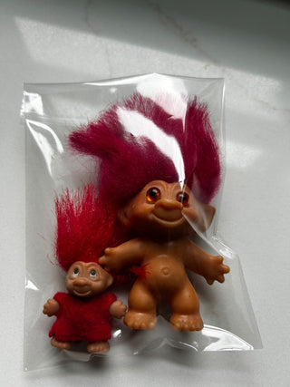 Vintage TROLL Dolls, Set of 2-RSV|116158